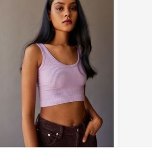 Urban outfitters lilac out from under ribbed tank top